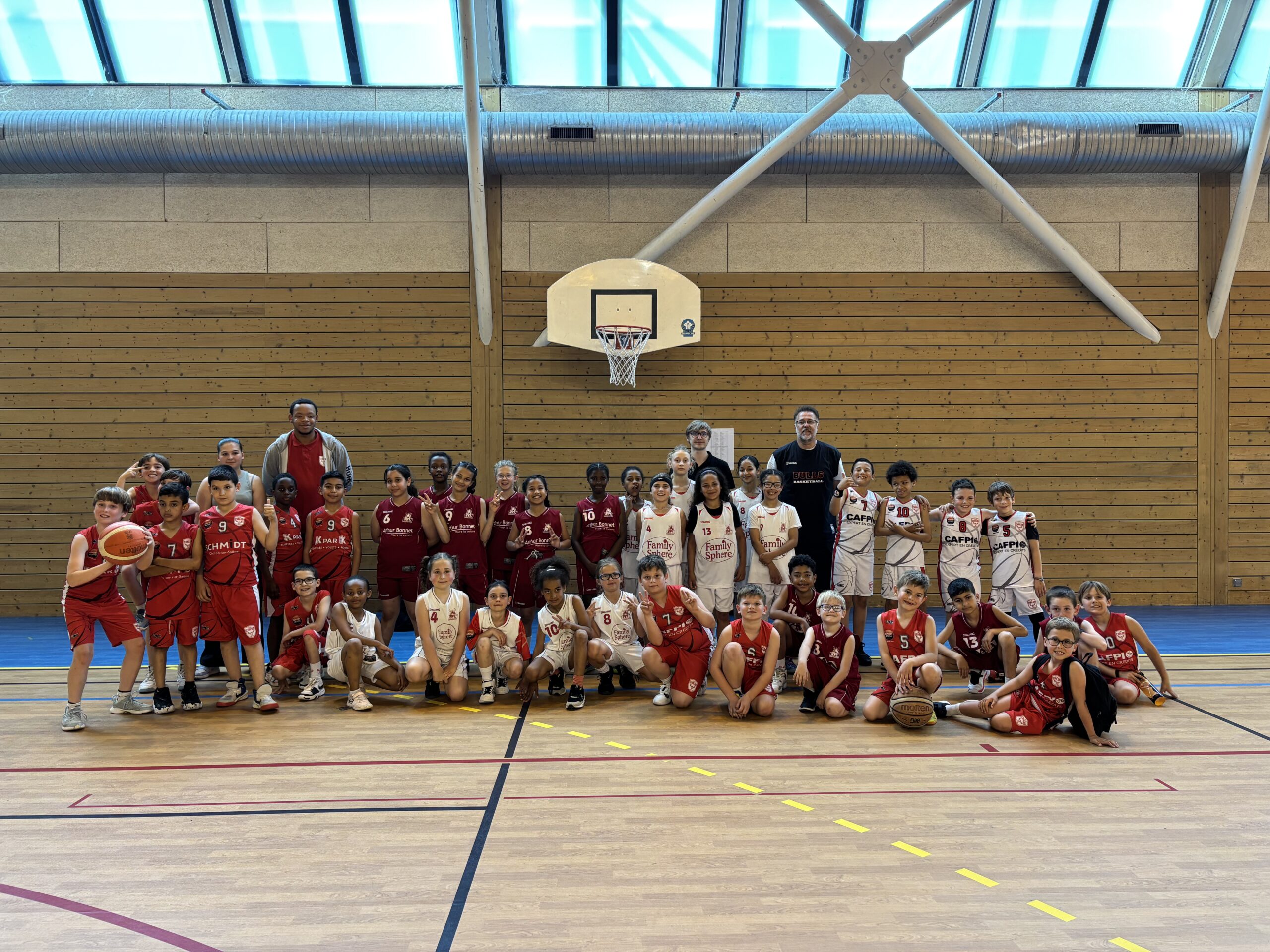 Mini-basket: nos jeunes pousses présents à la fête du Minibasket