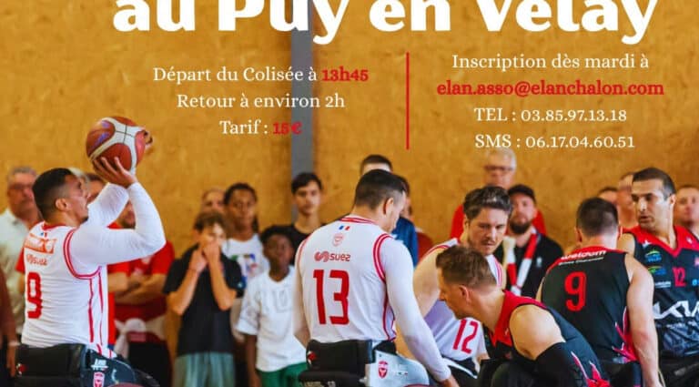 Finale Basket-fauteuil: faites le déplacement pour encourager nos joueurs!
