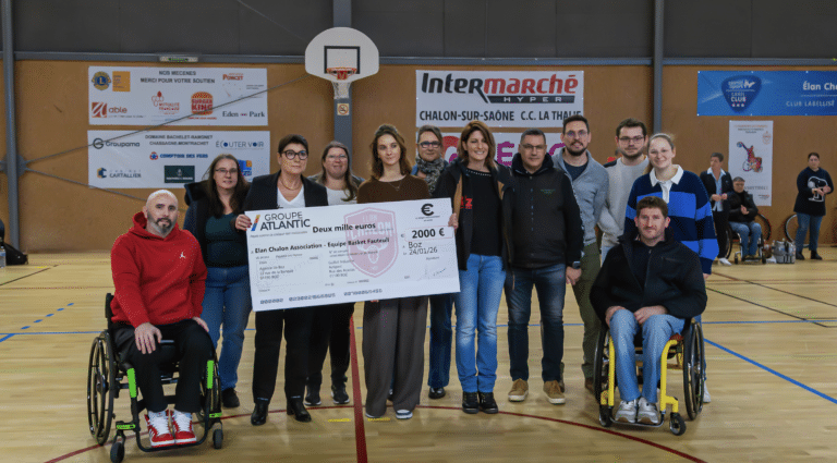 Le groupe ATLANTIC soutient nos handis