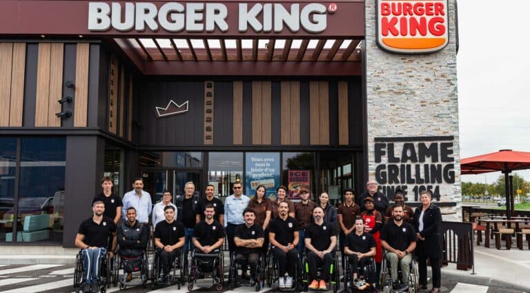 Nos handis reçus comme des rois chez « Burger King »